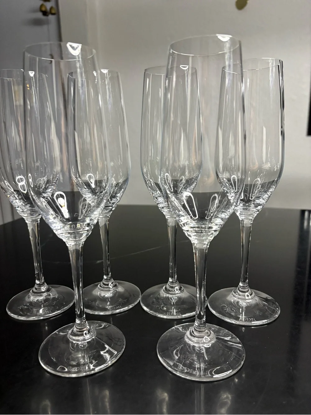 Riedel Vivant Crystal Champagne Flutes